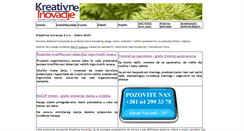 Desktop Screenshot of kreativneinovacije.com